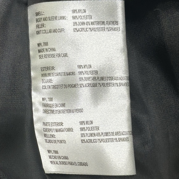 Michael kors black puffer jacket size medium outerwear thick warm - Picture 9 of 11